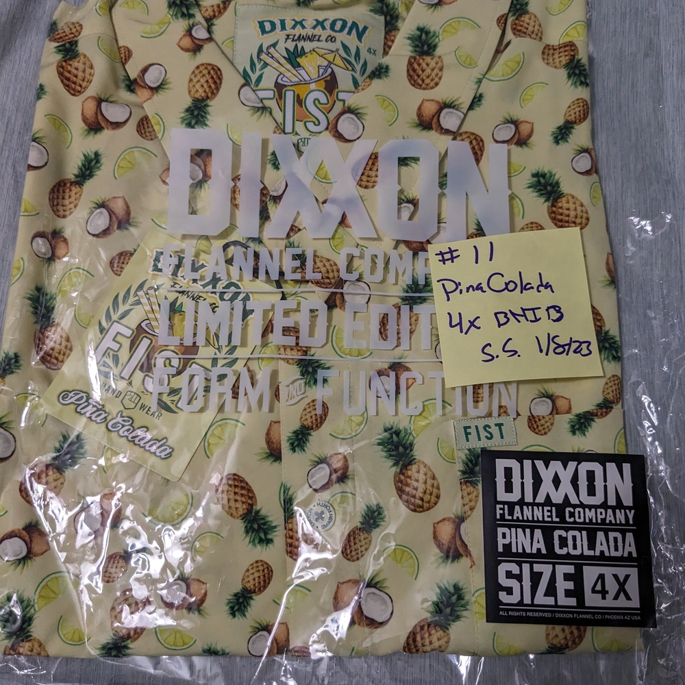 Dixxon Tropical Pineapple Flannel Shirt